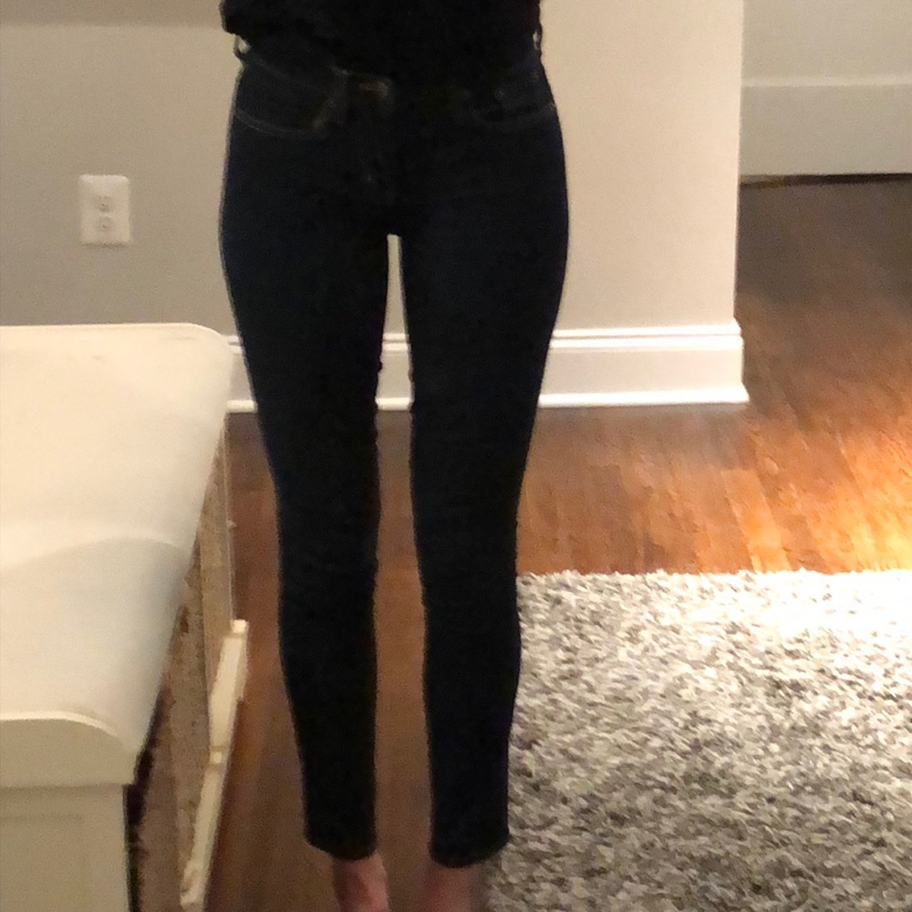 Jcrew dark skinny jeans